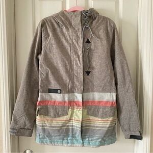 Billabong Outerwear Collection Insulating Grey Snow Jacket